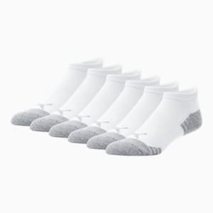 Calcetines Puma Low Cut Outline Para Hombre [paquete De 6] Blanco